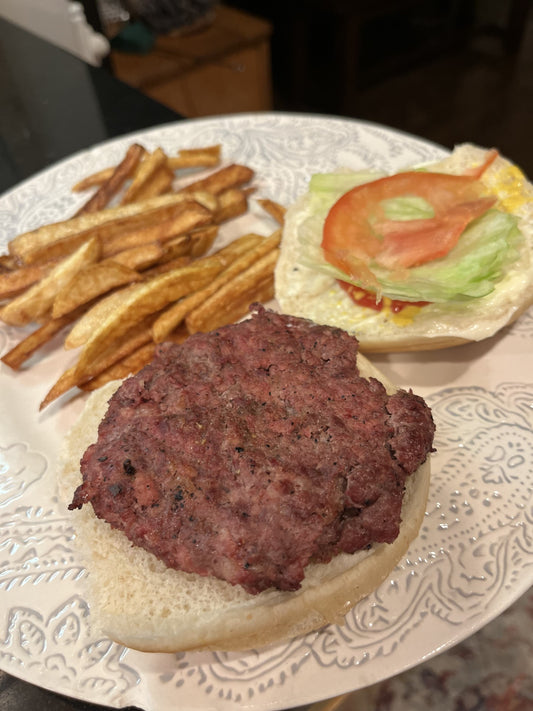 venison burger