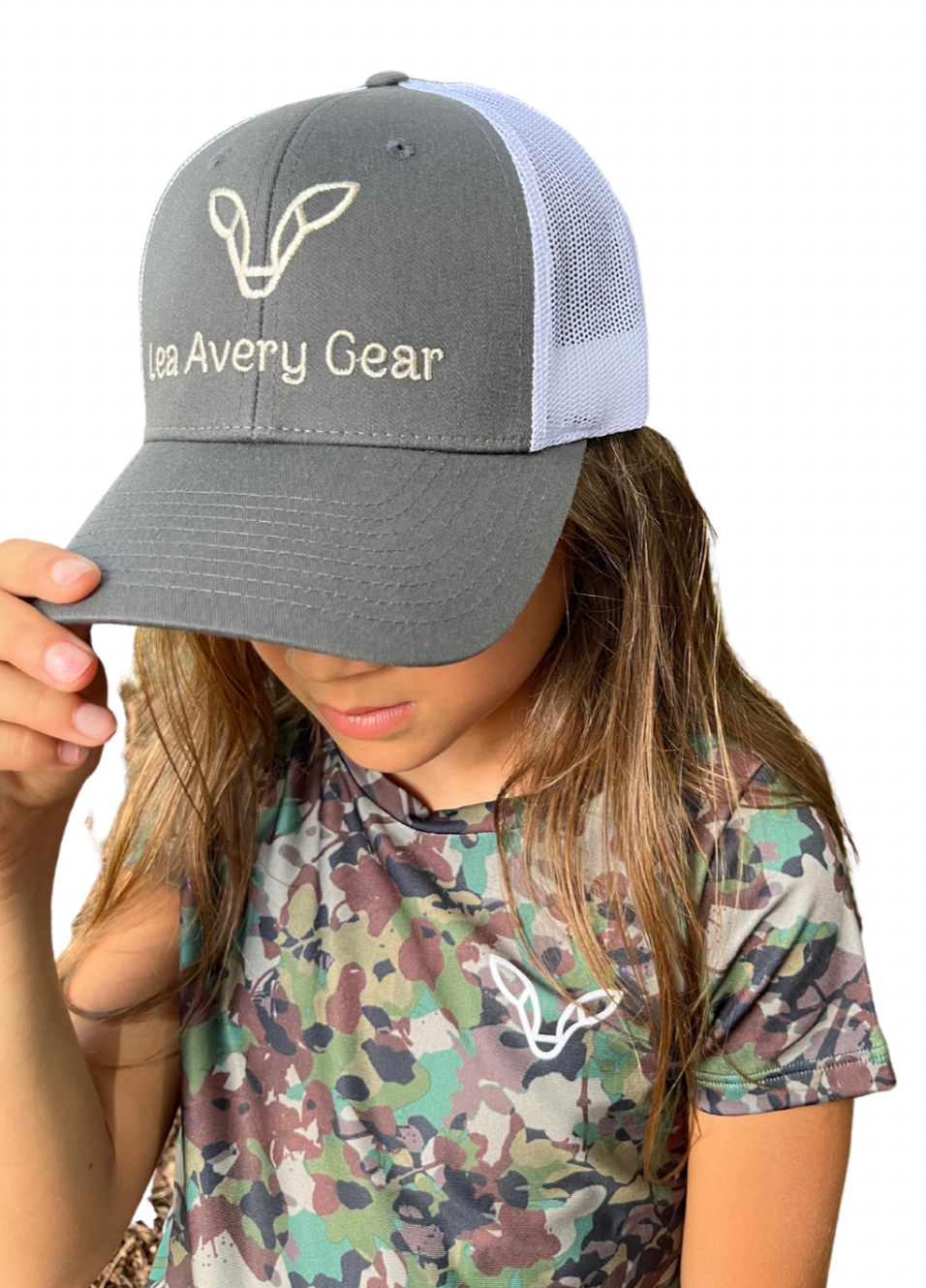 Trucker Hat - Embroidered Lea Avery Gear Logo
