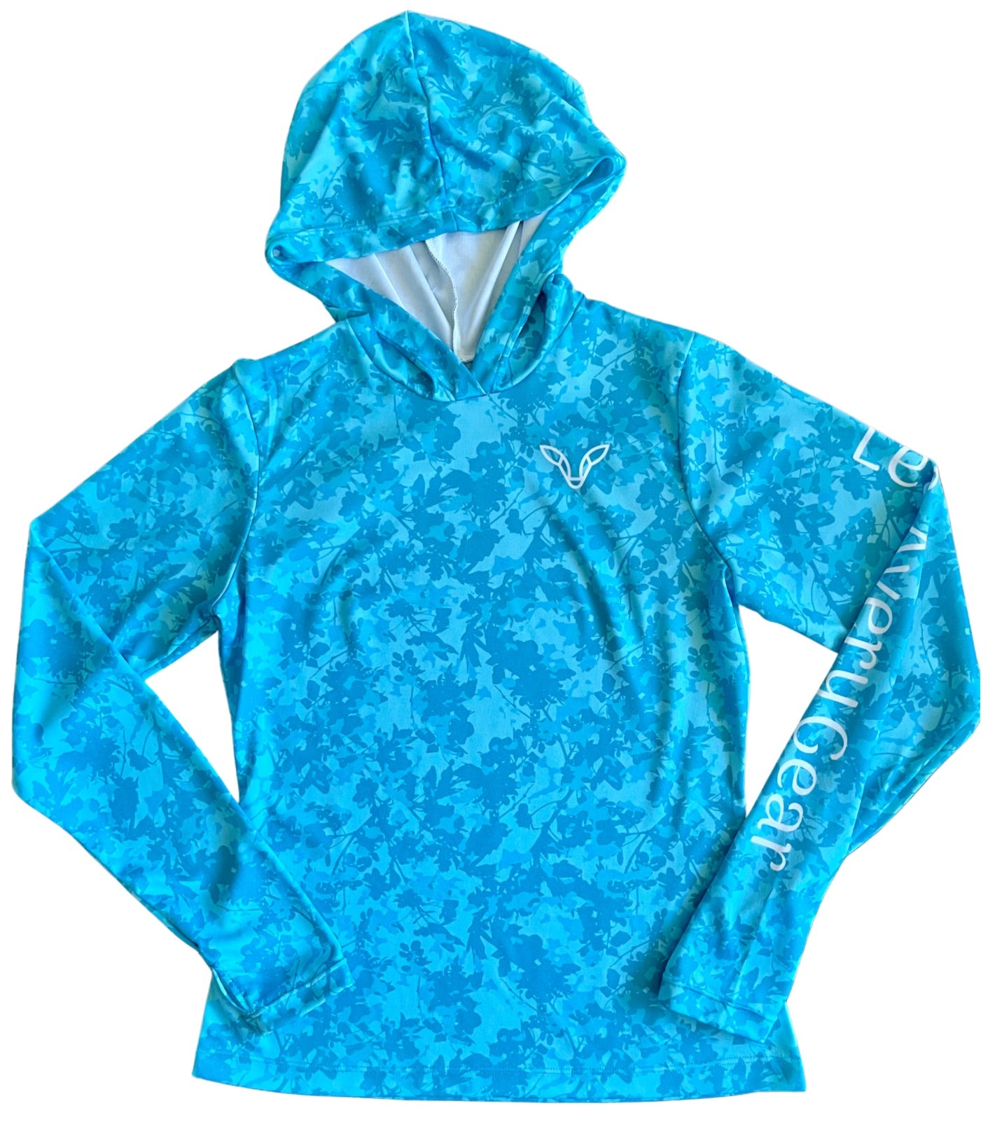 Fishing Shirt for girls with blue camo