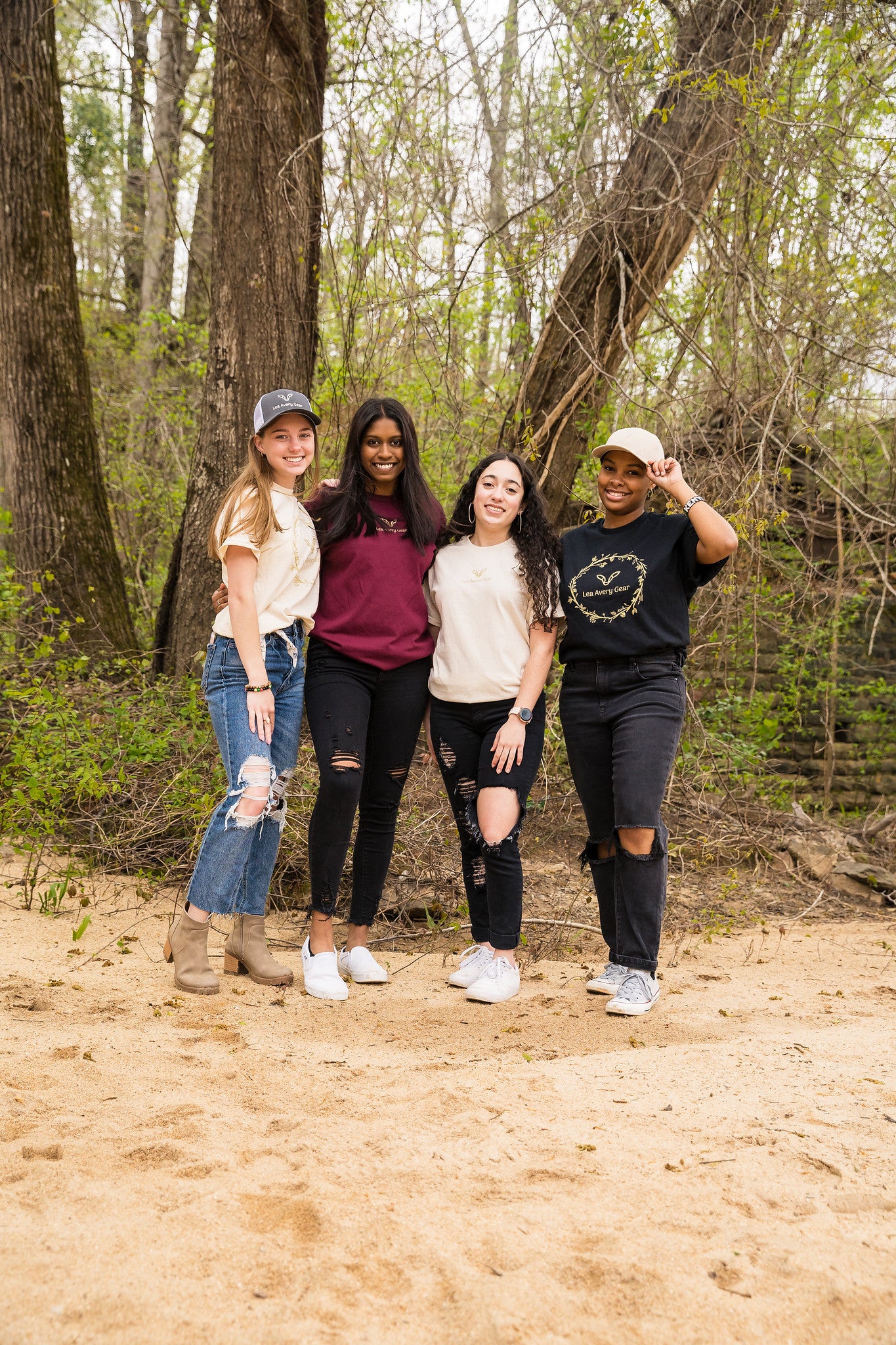 Group of girls wearing Lea Avery Logo Gear