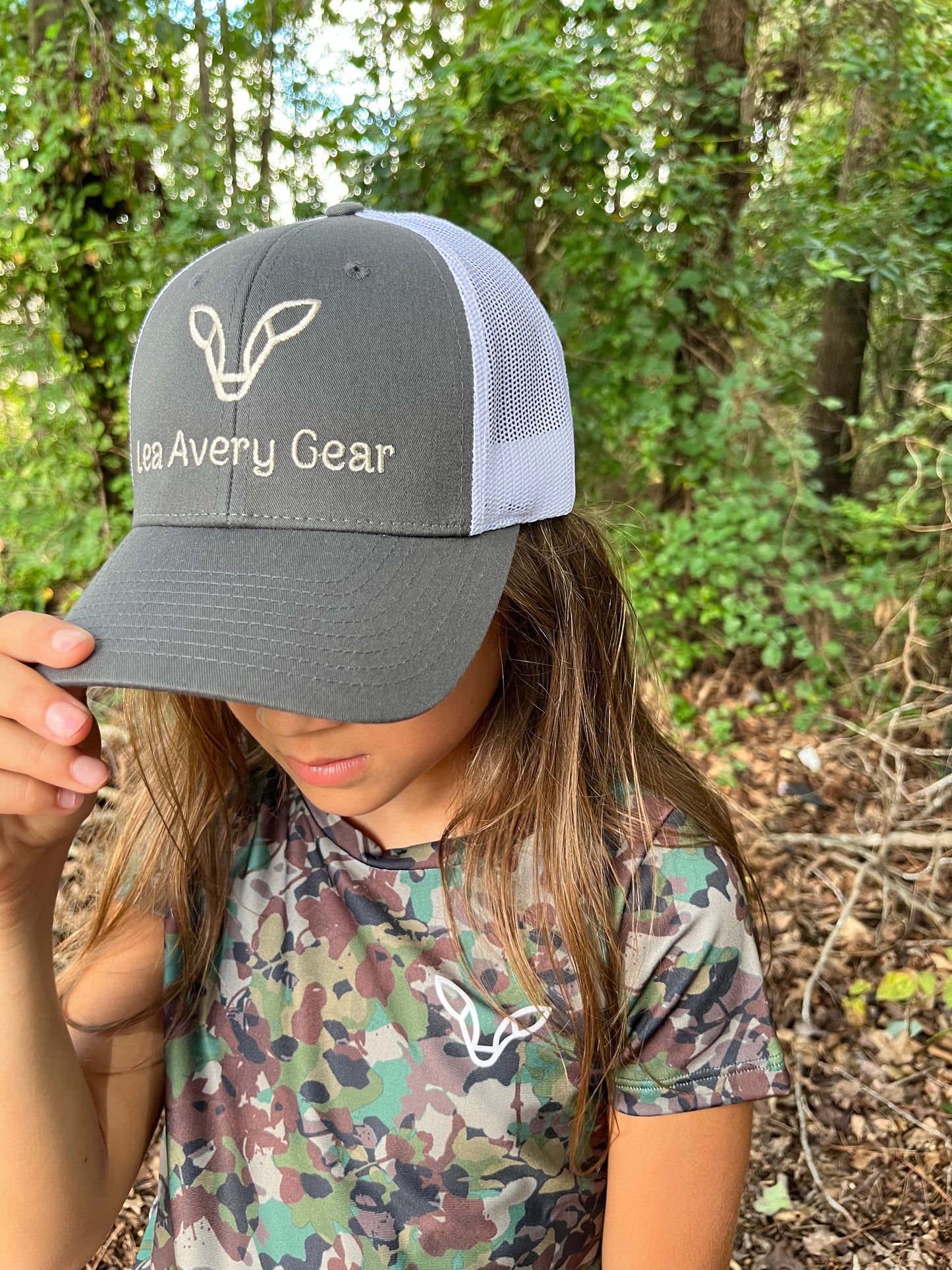 Trucker Hat - Embroidered Lea Avery Gear Logo