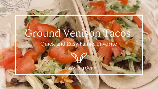 ground venison tacos