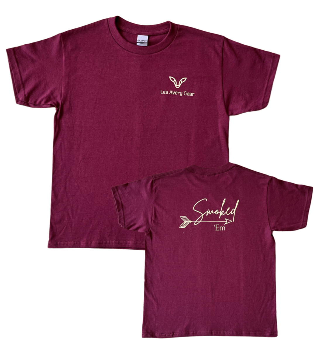 maroon kids t-shirt